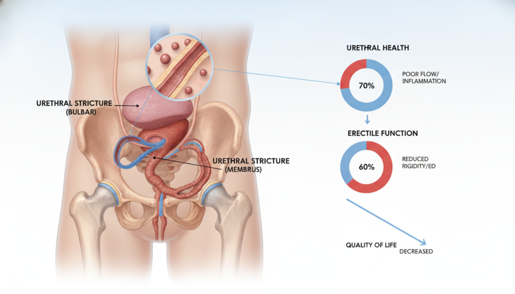stenosi uretrale erezione