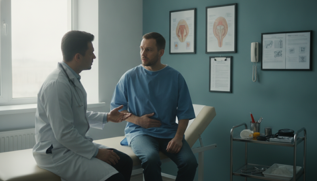 Diagnosi ipertrofia prostatica con esame clinico Diagnosi ipertrofia prostatica con esame clinico